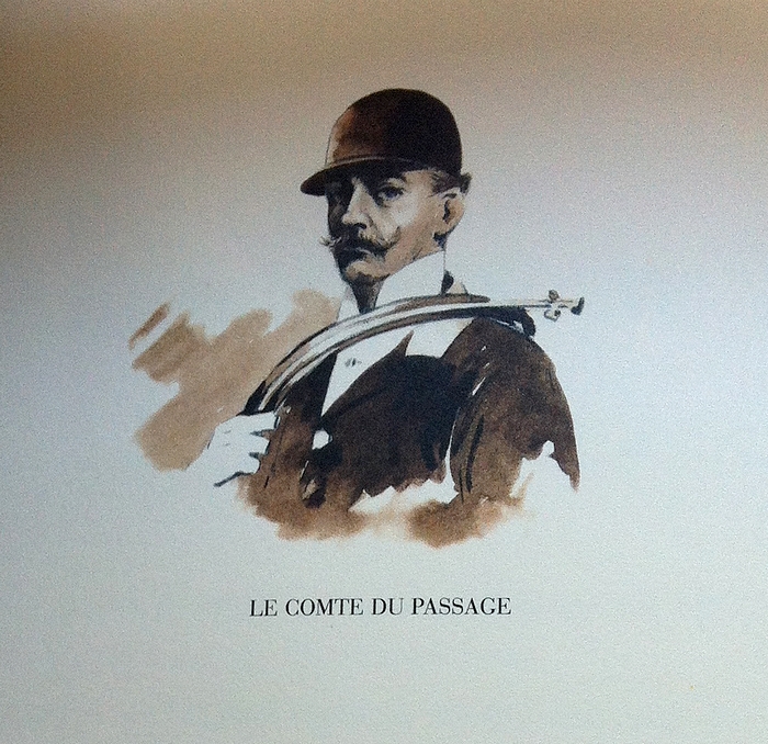Le comte du Passage - Illustration tirée de l'ouvrage La Vénerie française contemporaine (1914) - Le Goupy (Paris)